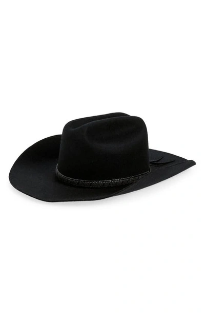 Lack Of Color The Ridge Cowboy Hat In Black