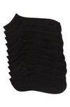 Nordstrom Pillow Sole 5-pack Ankle Socks In Black