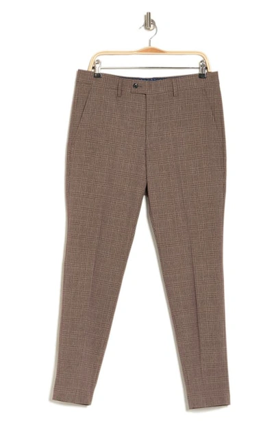 Original Penguin Heather Brown Plaid Dress Pants