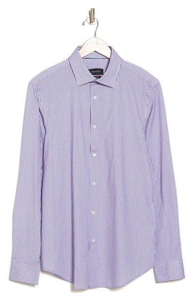 Bugatchi Ooohcotton® Stripe Print Button-up Shirt In Pink