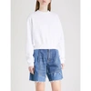 Cotton Citizen Milan Cropped Cotton-jersey Sweatshirt In White