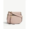 Marc Jacobs Recruit Small Grained Leather Saddle Bag In Rose