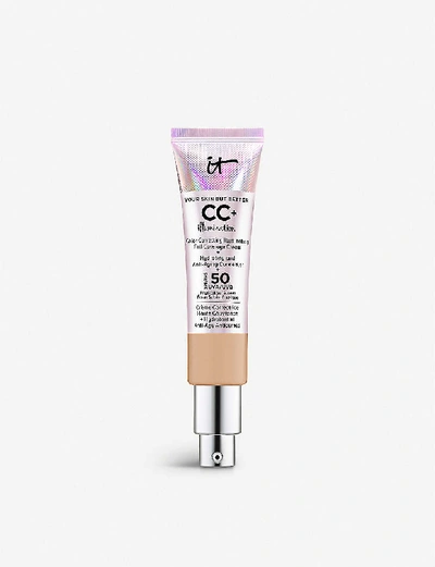 It Cosmetics Your Skin But Better Cc+ Illumination Spf 50+ Cream 32ml In Medium Tan