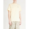 Patagonia Logo-print Recycled Cotton-blend T-shirt In Crest Yellow