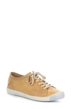 Softinos By Fly London Isla Sneaker In 609 Warm Orange Washed Leather