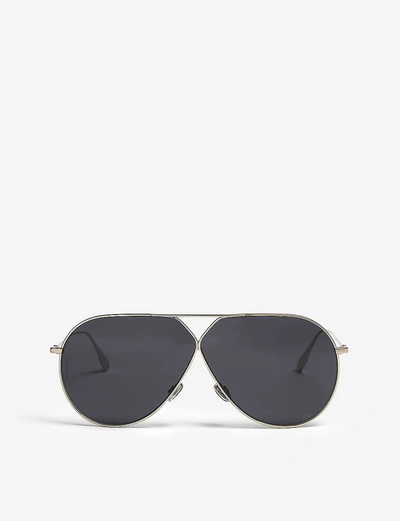 Dior Stellaire3 Pilot Frame Sunglasses In Gold