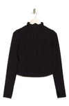Yogalicious Lux Crosstrain Half Zip Jacket In Black