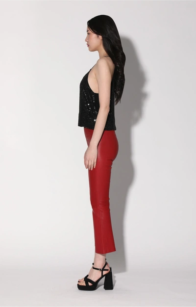 Walter Baker Lori Pant, Red - Leather