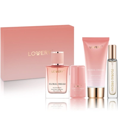 Lovery 5-pc. Floral Dream Gift Set With Eau De Parfum, Deodorant, Lotion & Cologne In Multi
