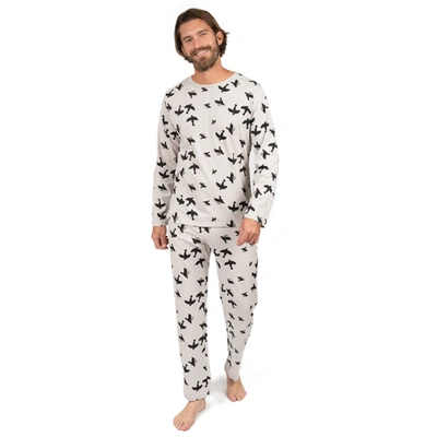 Leveret Mens Two Piece Cotton Pajamas Horse In Multi