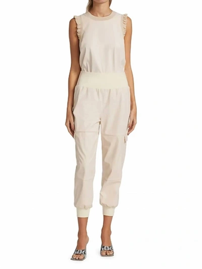 Cinq À Sept Faux Leather Lenore Top In Ivory In Multi