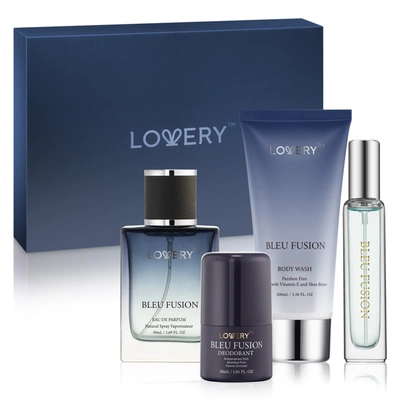 Lovery 5-pc. Bleu Fusion Bath & Body Care Gift Set With Perfume, Cologne & More In Multi