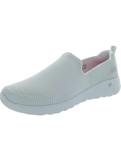 Skechers Go Walk Joy Womens Fitness Slip On Walking Shoes In White