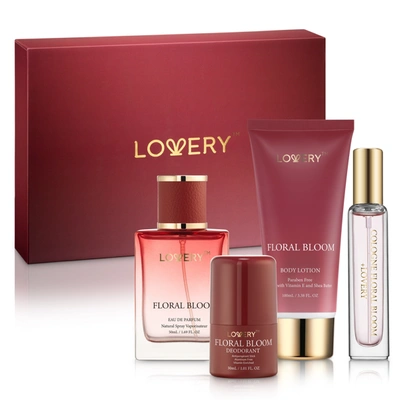 Lovery Floral Bloom Perfume Gift Set, 5-pc. Bath And Body Care In Multi
