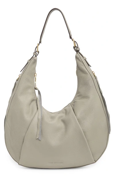 Aimee Kestenberg Corfu Pleated Hobo Bag In Steel Grey