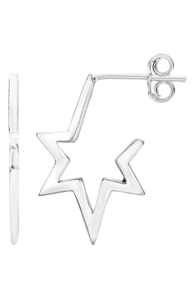 A & M Sterling Silver Star Drop Earrings