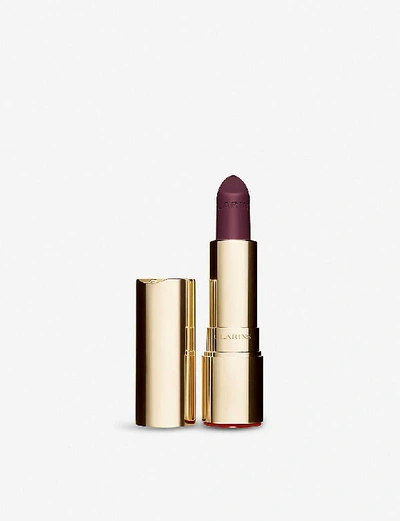 Clarins Joli Rouge Velvet Lipstick 3.5g In Plum