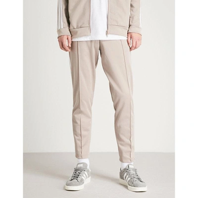 Adidas Originals Beckenbauer Cotton-blend Jogging Bottoms In Vapour Grey  F16 | ModeSens