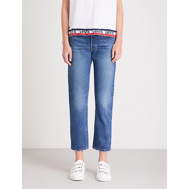 levi's 501 crop black