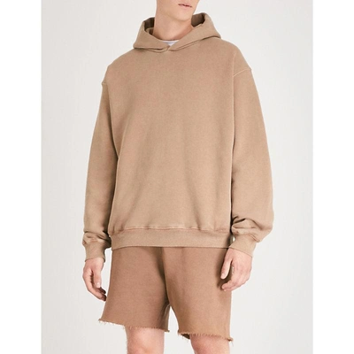YEEZY SEASON 6 パーカー ブラウン Mサイズ Yeezy Season 6 Oversized Cotton-jersey Hoody In Trench | ModeSens