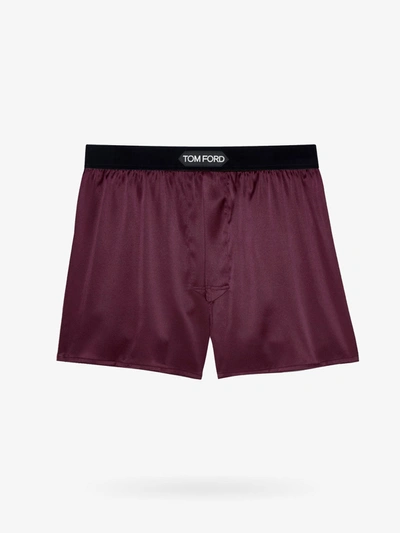 Tom Ford Stretch-silk Boxer Shorts In Pink