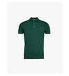 Polo Ralph Lauren Slim-fit Cotton-piqué Polo Shirt In College Green