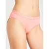 Calvin Klein Ultimate Stretch-cotton Bikini Briefs In Bq5 Bright Quartz