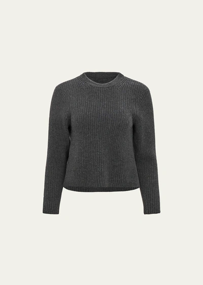 Altuzarra Neale Cashmere-blend Sweater In Iron Melange