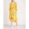Diane Von Furstenberg Floral-print Silk Midi Dress In Walden Marigold