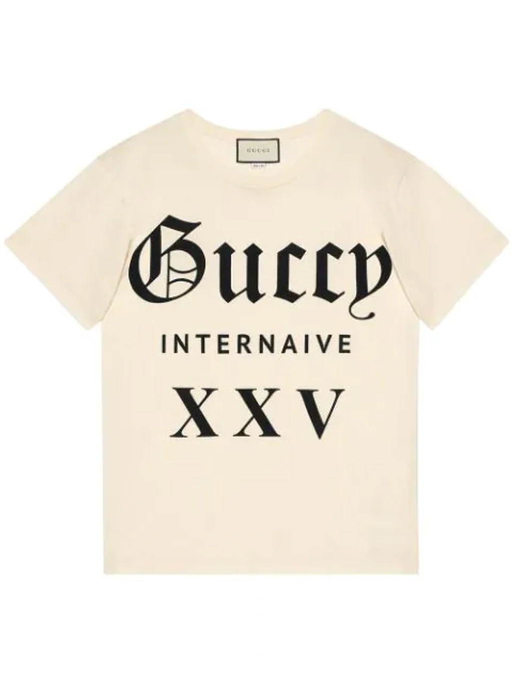未使用級　現行　グッチ　GUCCY INTERNAIVE　Tシャツ　アイボリー 未使用級 現行 グッチ GUCCY INTERNAIVE Tシャツ アイボリー