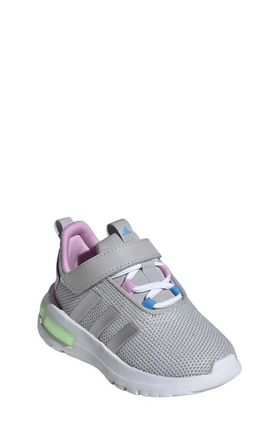 Adidas Originals Kids' Racer Tr23 Running Shoe In Grey Two/ Silver Met./ Lilac