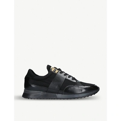 Kurt Geiger Lexington Leather Trainers In Black ModeSens