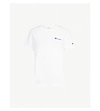 Champion Logo-print Cotton-jersey T-shirt In Wht