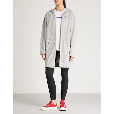 Champion Oversized Cotton-blend Hoody In Oxgm