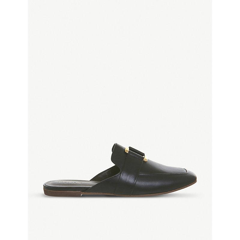 varme midlertidig Råd Vagabond Ayden Leather Backless Loafers In Black | ModeSens