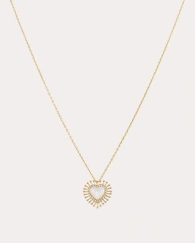 L'atelier Nawbar Women's All Hearts On Me Pendant Necklace In White