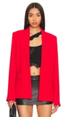 Steve Madden Payton Blazer In True Red