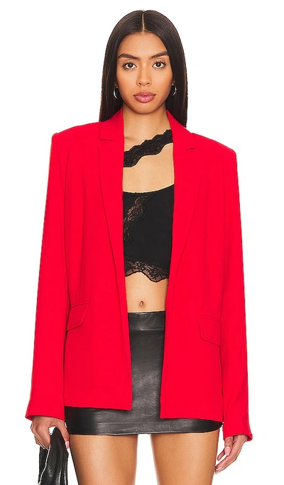 Steve Madden Payton Blazer In True Red