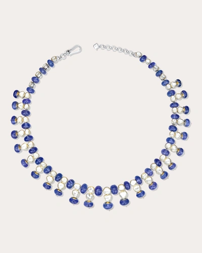 Amrapali Women's Tanzanite & Diamond Bahaar Necklace In Blue
