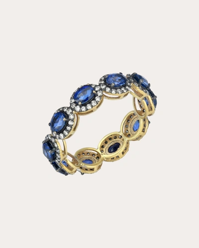 Amrapali Women's Sapphire & 18k Gold Mini Rajasthan Ring In Blue