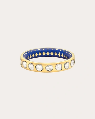 Amrapali Women's Kundan Diamond & 18k Gold Enamel Ring