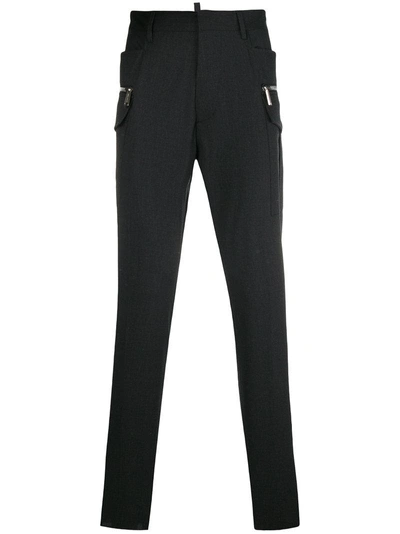 Dsquared2 Tapered Trousers - Black