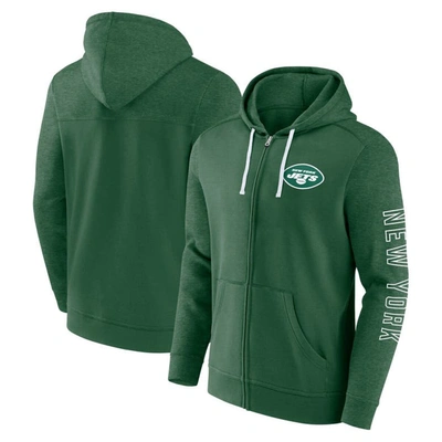 Fanatics Branded  Green New York Jets Offensive Lineup Hoodie Full-zip Hoodie