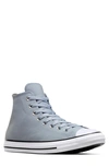 Converse Gender Inclusive Chuck Taylor® All Star® Leather High Top Sneaker In Heirloom Silver/ Origin Story