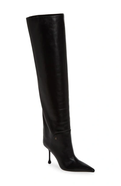 Jimmy Choo Cycas Pointed Toe Boot In Black