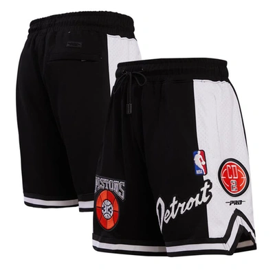 Pro Standard Men's  Black Detroit Pistons 2023/24 City Edition Dk Shorts