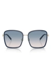 Tiffany & Co 59mm Gradient Square Sunglasses In Opal Blue