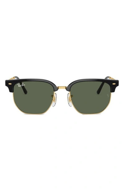 Ray Ban Ray-ban Kids' New Clubmaster Junior 47mm Irregular Sunglasses In Black