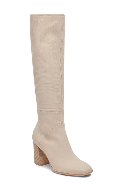 Dolce Vita Fynn Knee High Boot In Beige