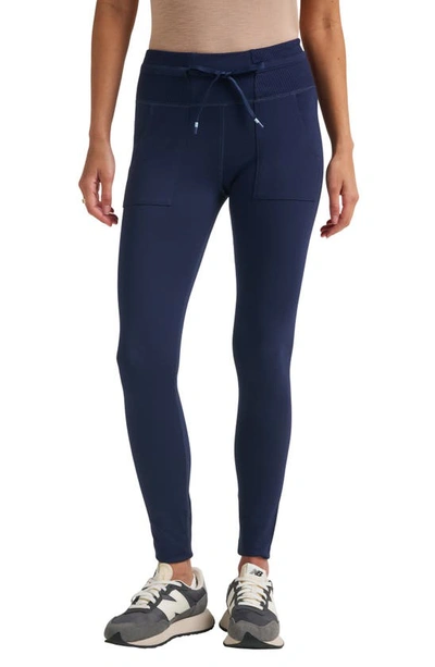 Travis Mathew Beyond The Coast Ponte Trousers In Navy